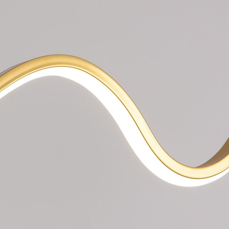 Arisha Lusso Onda Luna Metallo Silicagel Lampade a Sospensione