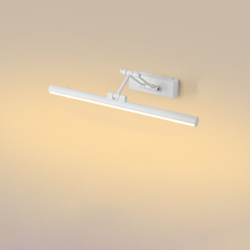 Arisha Minimalista LED Applique Specchio Bagno Metallo Bianco