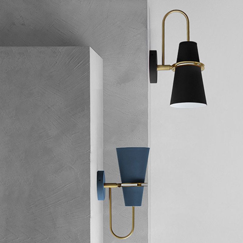 Valentina Appllique Metallo Nero/Bianco/Blu Cono Moderna
