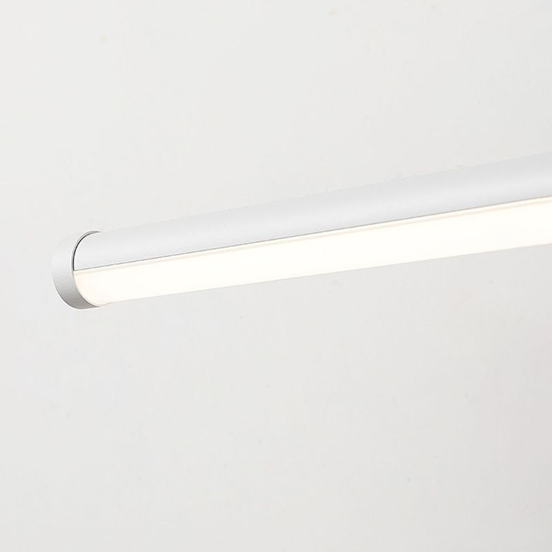 Arisha Minimalista LED Applique Specchio Bagno Metallo Bianco