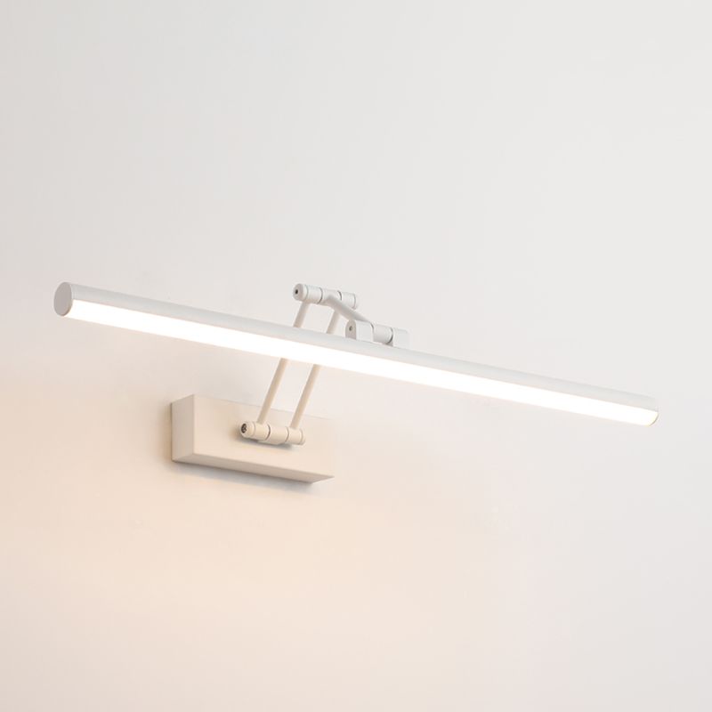 Arisha Minimalista LED Applique Specchio Bagno Metallo Bianco