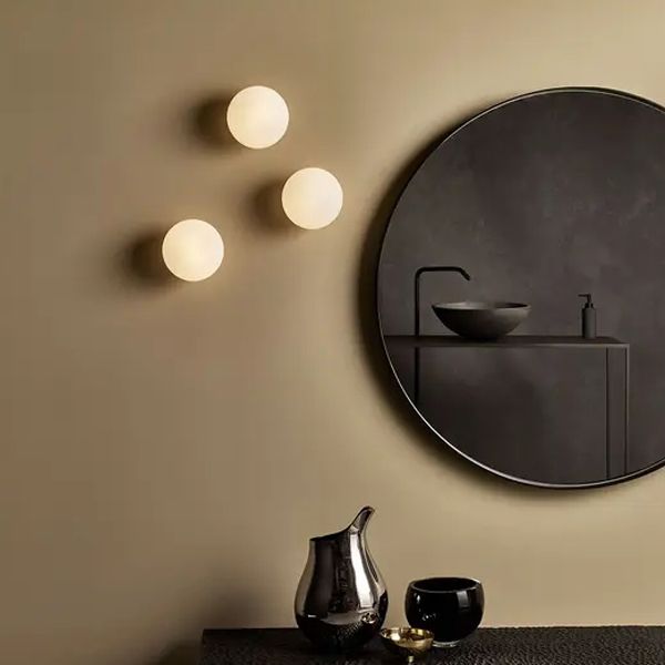Valentina Minimalismo LED Applique Moderno Bianco Globo Forma