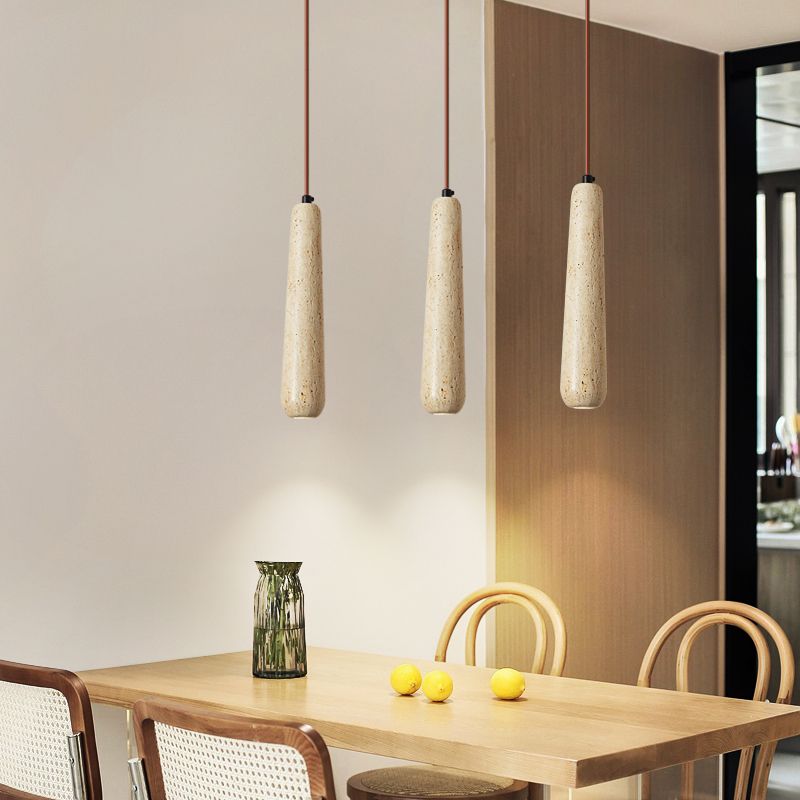 Muto Minimalista Cilindrico Legno Lampade a Sospensione Nativo