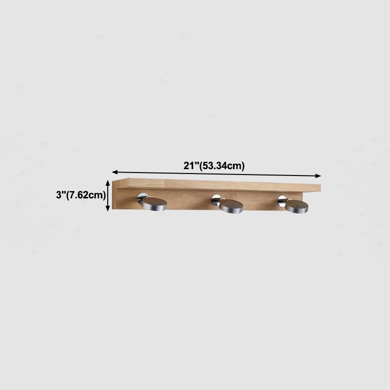 Muto Minimalista LED Lineare Applique Legno Marrone Soggiorno/Camera da Letto/Bagno
