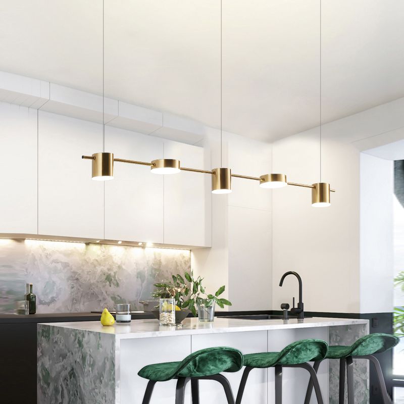 Arisha Semplice Metallo Lineare Lampade a Sospensione