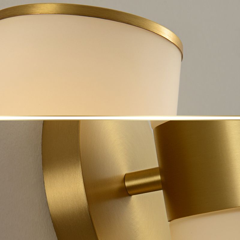 Arisha Vintage Cylinder Ottone Lampade da Specchi LED Metallo