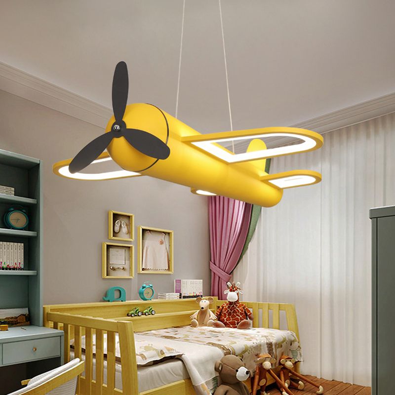 Minori Metallo Aereo Camera dei Bambini Lampade a Sospensione