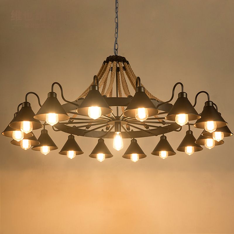 Alessio Lampadari Candeliere Industriale Metallo LED Soggiorno