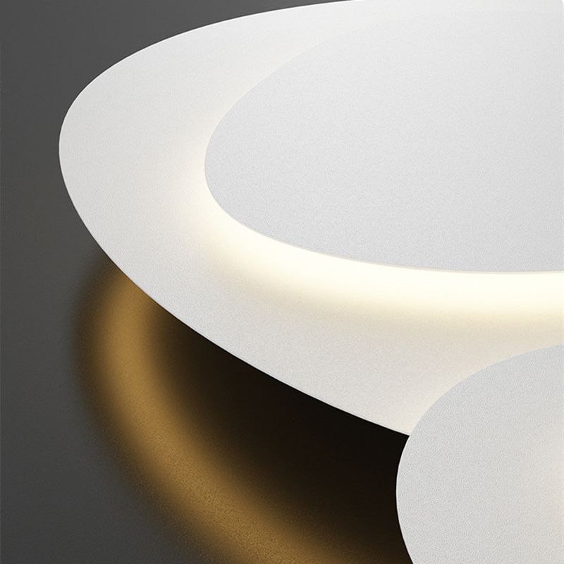 Arisha Plafoniera Moderna in Metallo Bianco