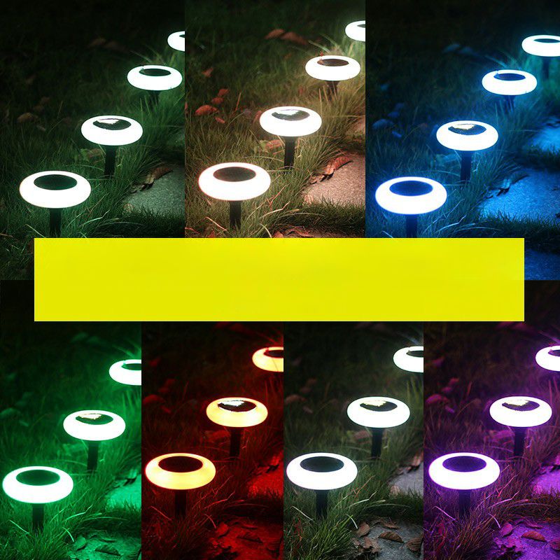 Ray Moderno Ciambella LED Solare Acrilico Lampade da Esterno