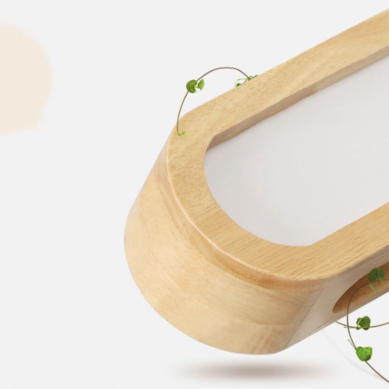 Muto Oblunga Eettangolare Legno Applique a Risparmio Energetico