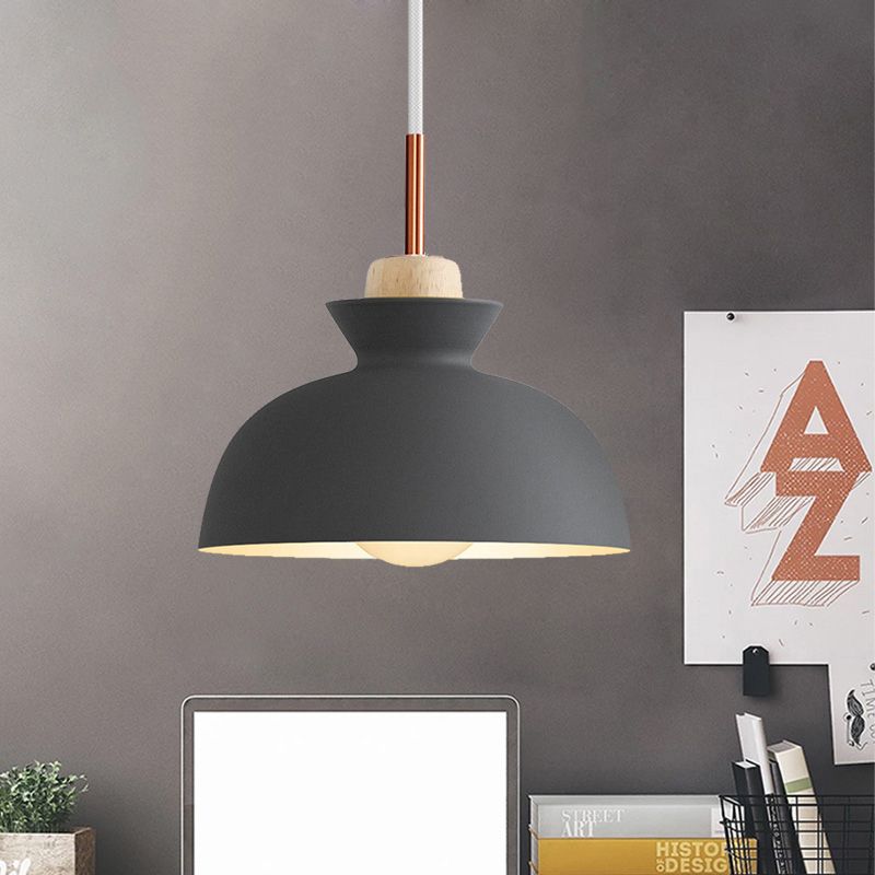 Morandi Moderno Classico LED Lampade a Sospensione Semicircolare Metallo Soggiorno/Camera da Letto