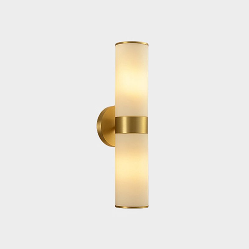 Arisha Vintage Cylinder Ottone Lampade da Specchi LED Metallo