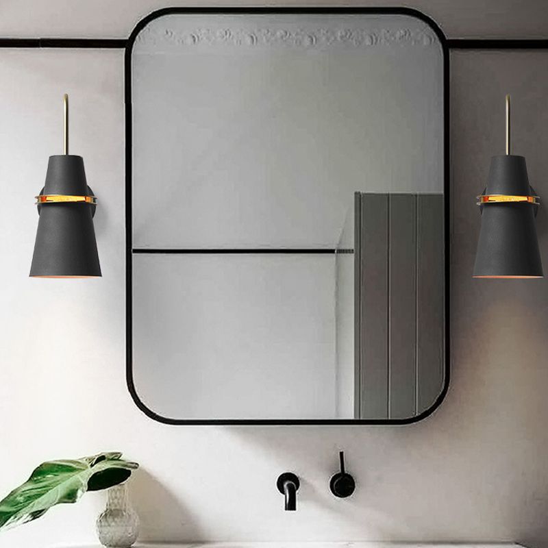 Valentina Appllique Metallo Nero/Bianco/Blu Cono Moderna