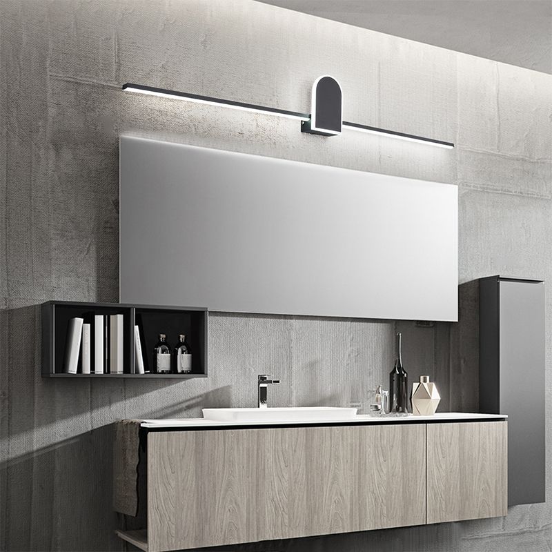 Arisha Minimalismo Moderna LED Applique Nero/Bianco Lineare Geometrico Soggiorno/Camera da Letto/Bagno