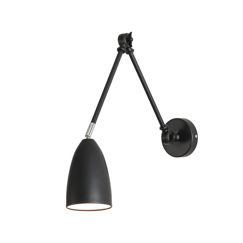 Epoch Moderni LED Applique Metallo 3 Colori Regolabile Nero/Bianco/Nichel Soggiorno/Camera da Letto