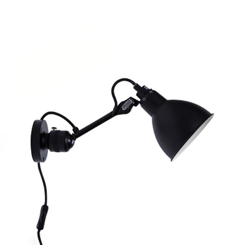 Epoch Soggiorno LED Minimalista Applique Metallo Nero Soggiorno/Camera da Letto