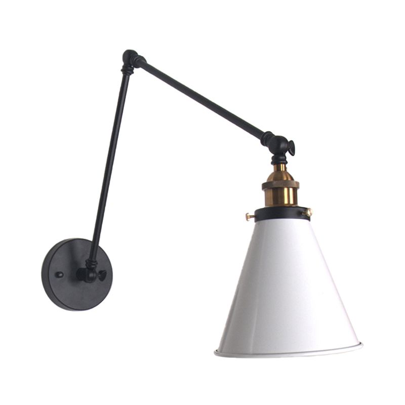 Epoch Minimalismo LED Applique Metallo Conico Regolabile Soggiorno