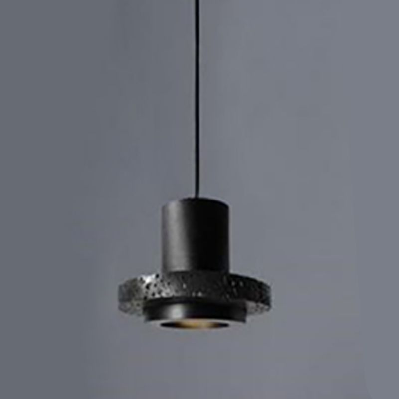 Arisha Lampade a Sospensione Metallo/Pietra Nero Post-Moderne