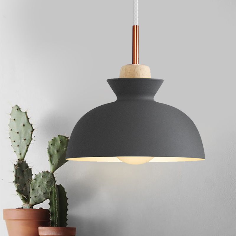 Morandi Moderno Classico LED Lampade a Sospensione Semicircolare Metallo Soggiorno/Camera da Letto