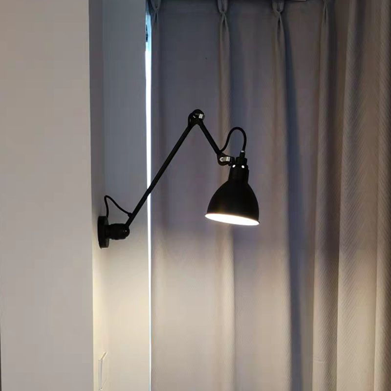 Epoch Soggiorno LED Minimalista Applique Metallo Nero Soggiorno/Camera da Letto