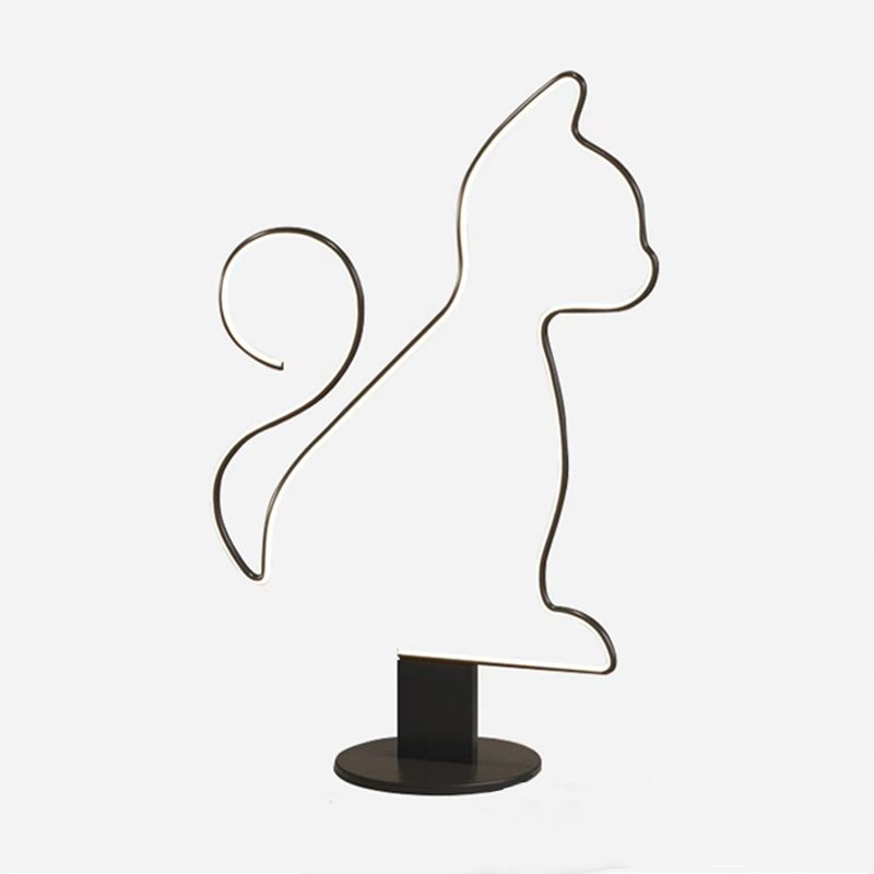 Arisha Moderni Design LED Lampade da Terra Gatto/Cane Lineare Metallo Acrilico Soggiorno/Camera da Letto