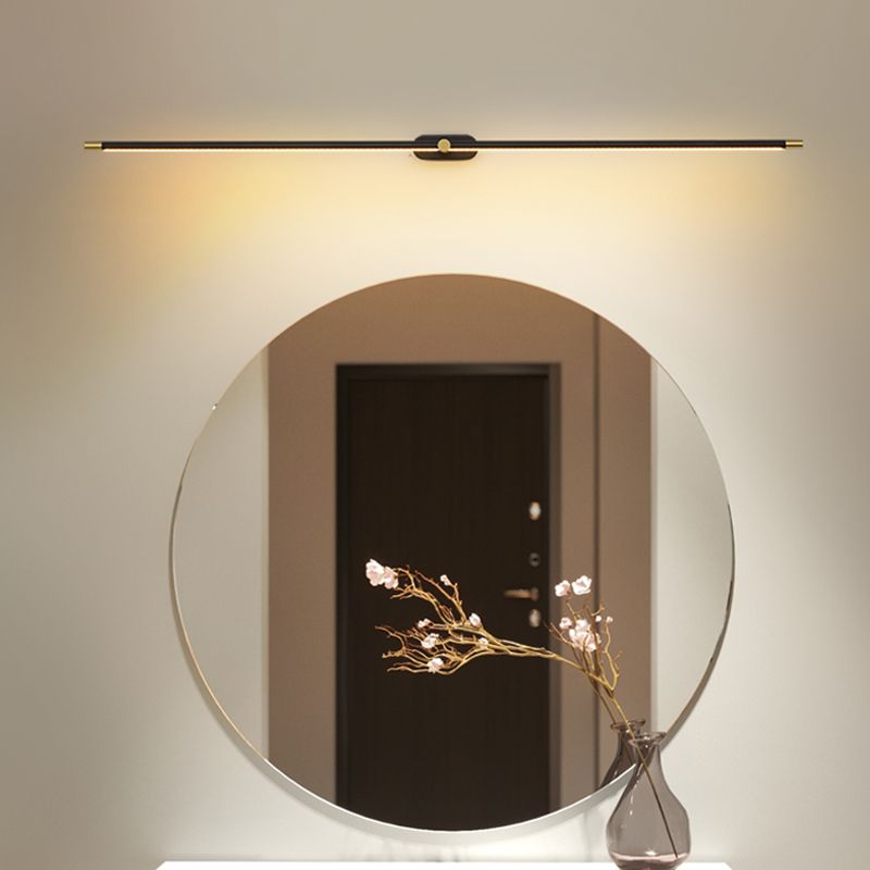 Arisha Lampada da Parete Lineare Minimalista Oro e Nero