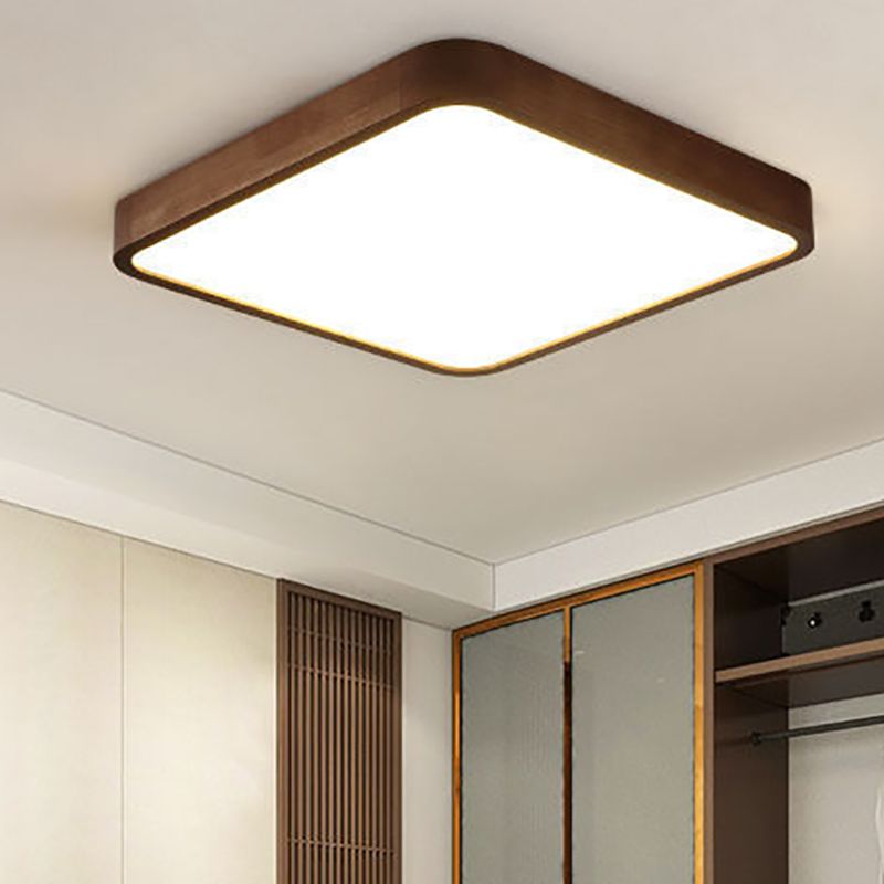 Muto Moderno LED Geometriche Plafoniere Legno/Acrilico Sala da Pranzo