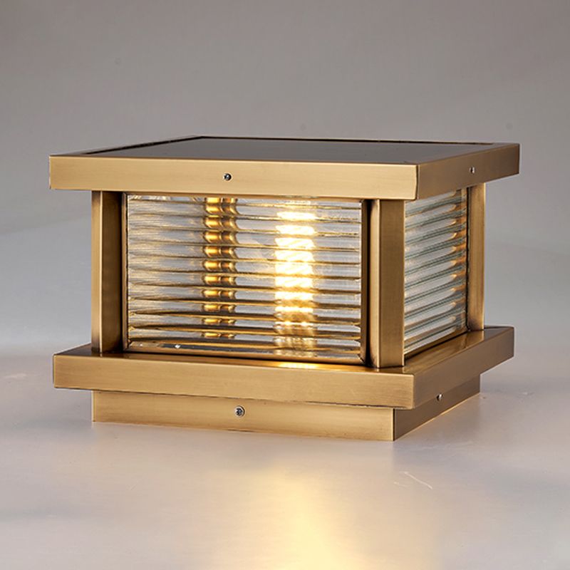 Ray Moderno Rettangolare Metallo Lampade da Esterno