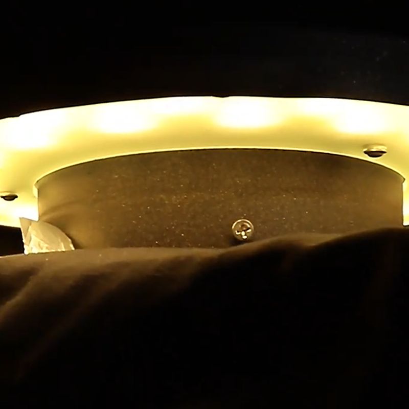 Ray Minimalista Rotondo Solare Metallo Lampade da Esterno
