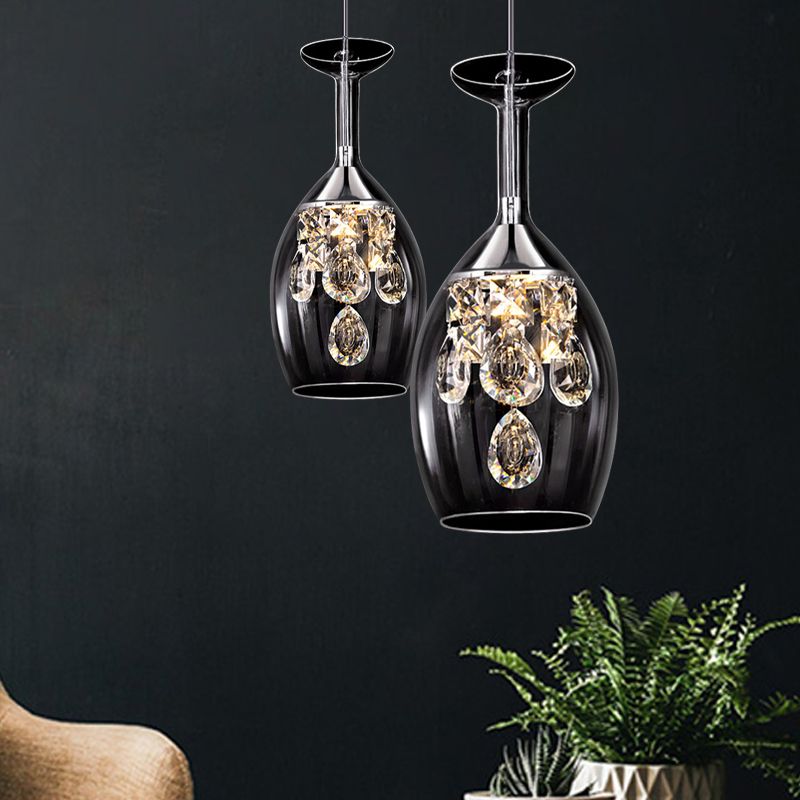 Kristy Vetro/Cristallo Trasparente Vino Moderne Lampade a Sospensione