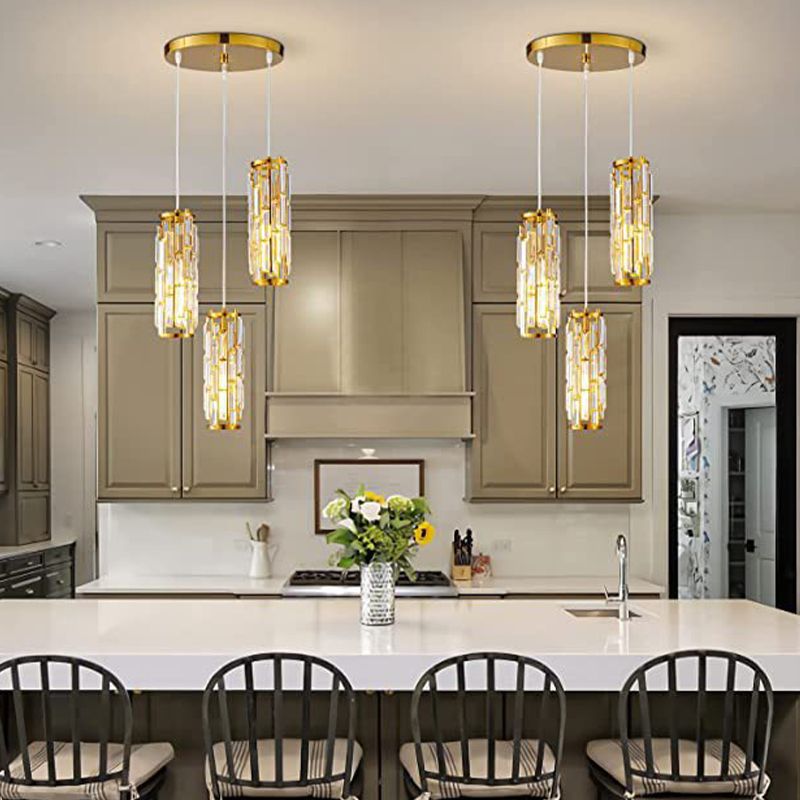 Kristy Design LED Lampada a Sospensione a Grappolo 1/3/4 Teste