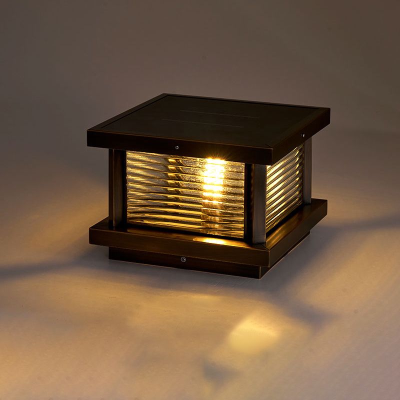 Ray Moderno Rettangolare Metallo Lampade da Esterno