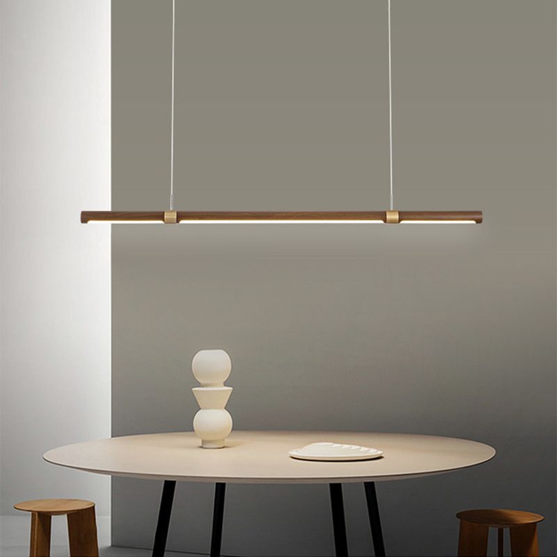 Muto Design Minimalista Moderni LED Lampade a Sospensione Legno Metallo Soggiorno/Camera da Letto