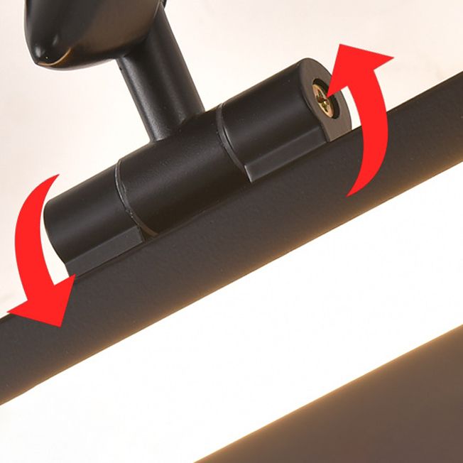 Arisha Annata Corna Specchio Anteriore Vanità Metallo LED Applique