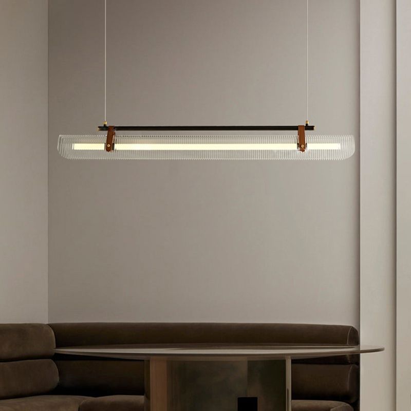 Arisha Lampade a Sospensione Acrilico/Metallo Nero/Oro LED