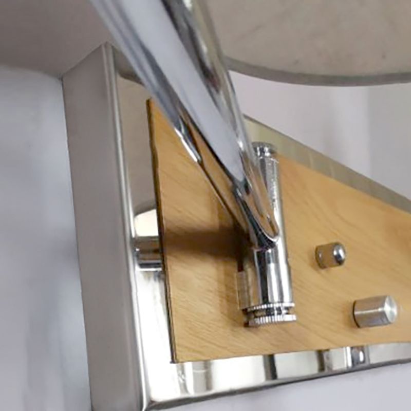 Arisha Moderni LED Applique Doppia Testa Della Lampada Regolabile Tessuto Bianco Soggiorno/Camera da Letto