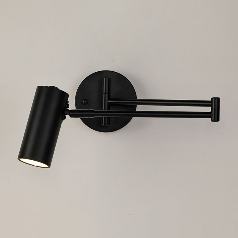 Arisha Moderne LED Applique Cone Regolabile Metallo Nero/Oro Camera da Letto