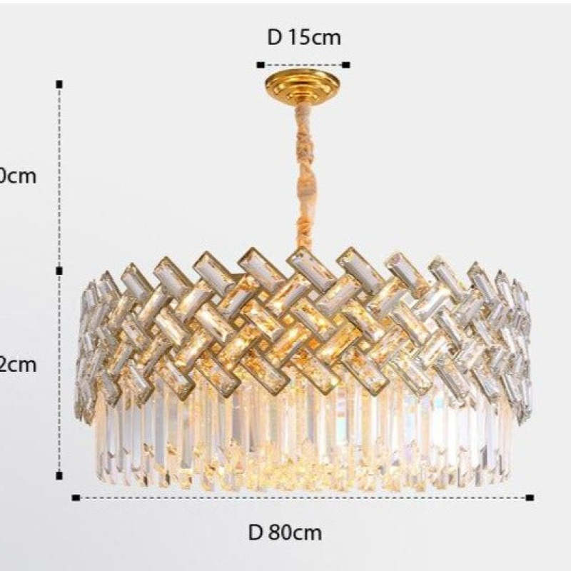 Marilyn Lusso LED Oro Moderni Lampade a Sospensione Cristallo Metallo Soggiorno/Camera da Letto