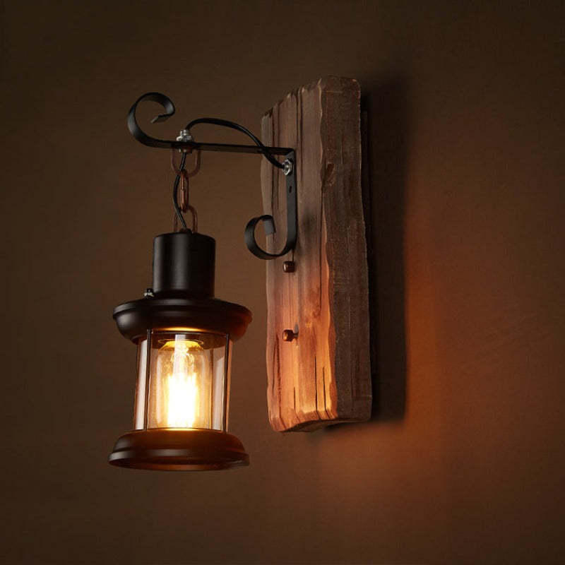 Silva Vintage Minimalismo LED Applique Metallo Nero/Bronzo Soggiorno/Camera da Letto