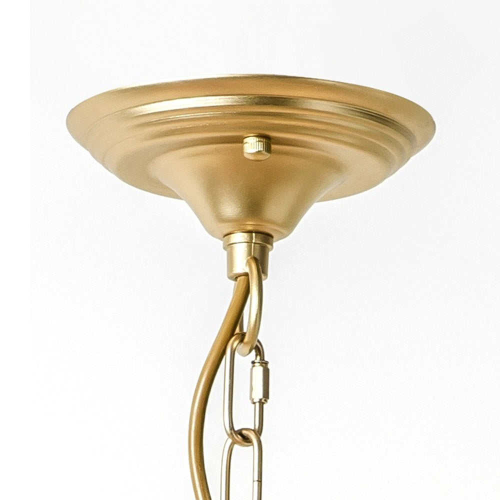 Marilyn Elegante LED Fiore Lampada a Sospensione Cristallo/Metallo Nero/Oro Moderno Lusso Soggiorno