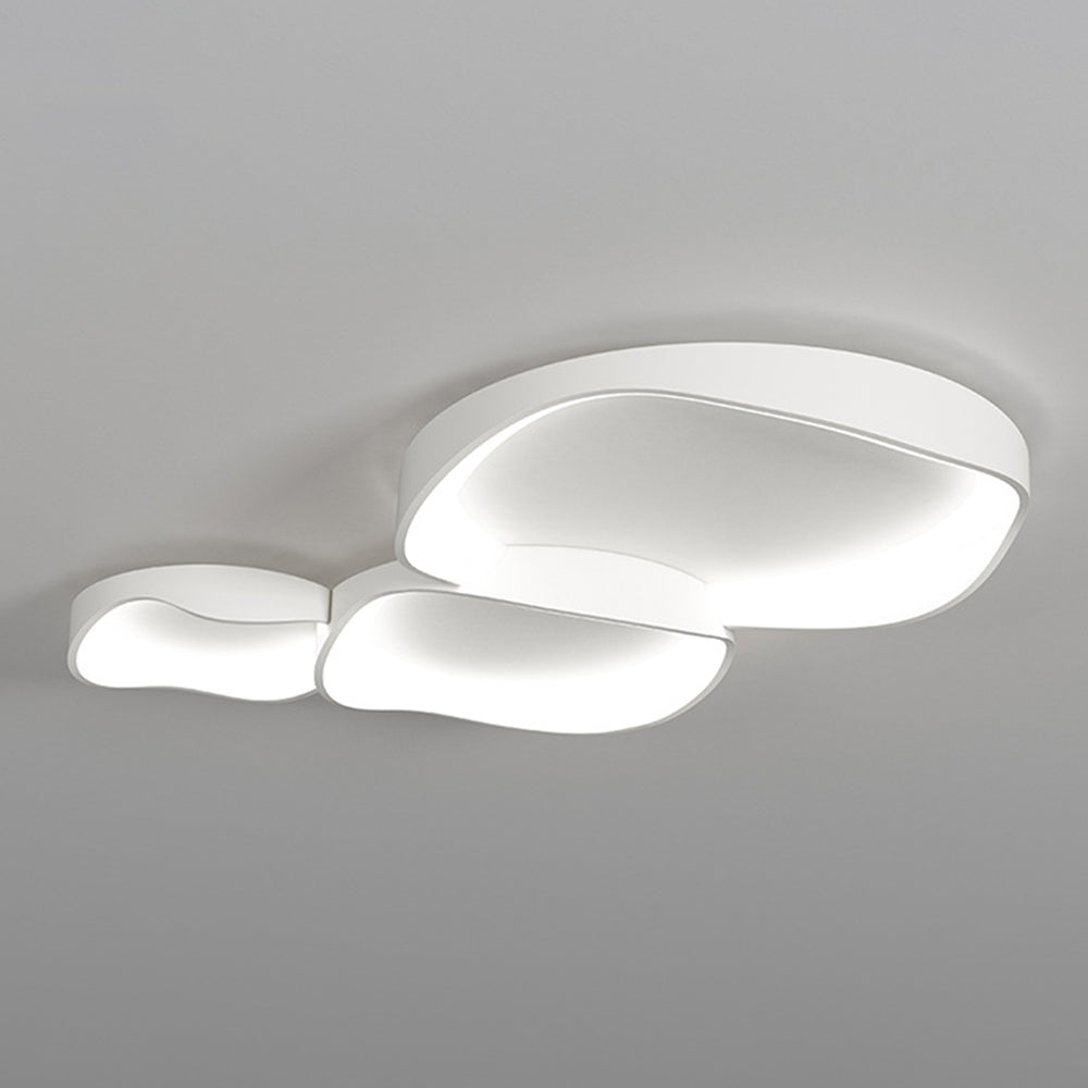 Arisha Moderna LED Irregolare Plafoniera Bianca Onda
