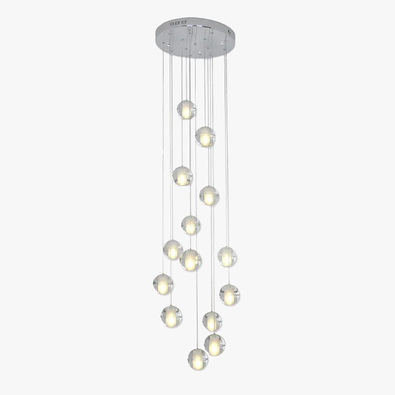 Hailie Moderna LED Lampada a Sospensione Multi Trasparente Globo Atrio Soggiorno/Camera da Letto