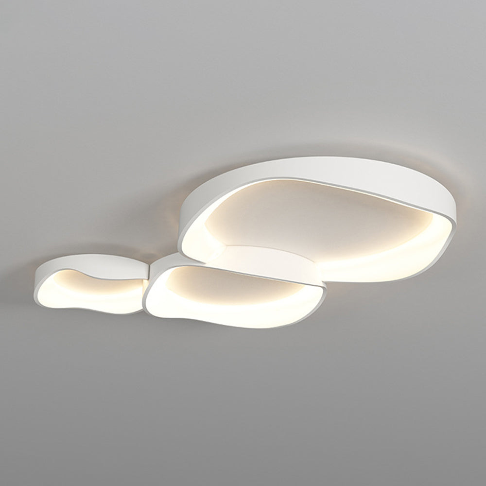 Arisha Moderna LED Irregolare Plafoniera Bianca Onda