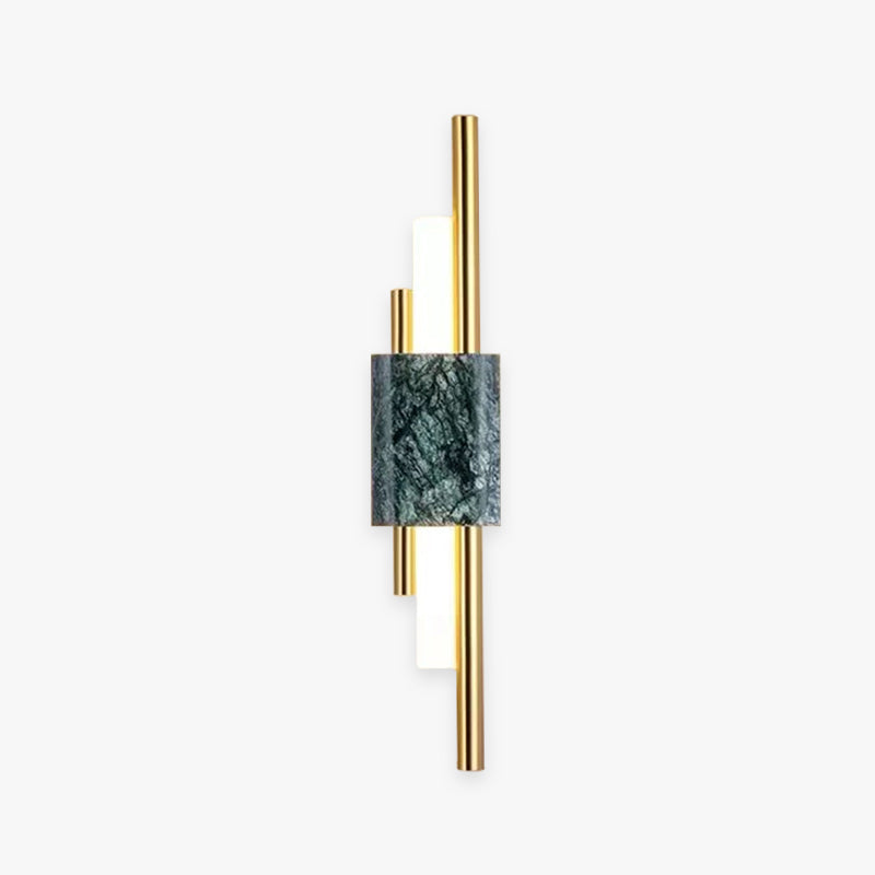 Alana Moderna LED Applique LED Metallo/Marmo Nero/Oro/Verde Soggiorno/Camera da Letto