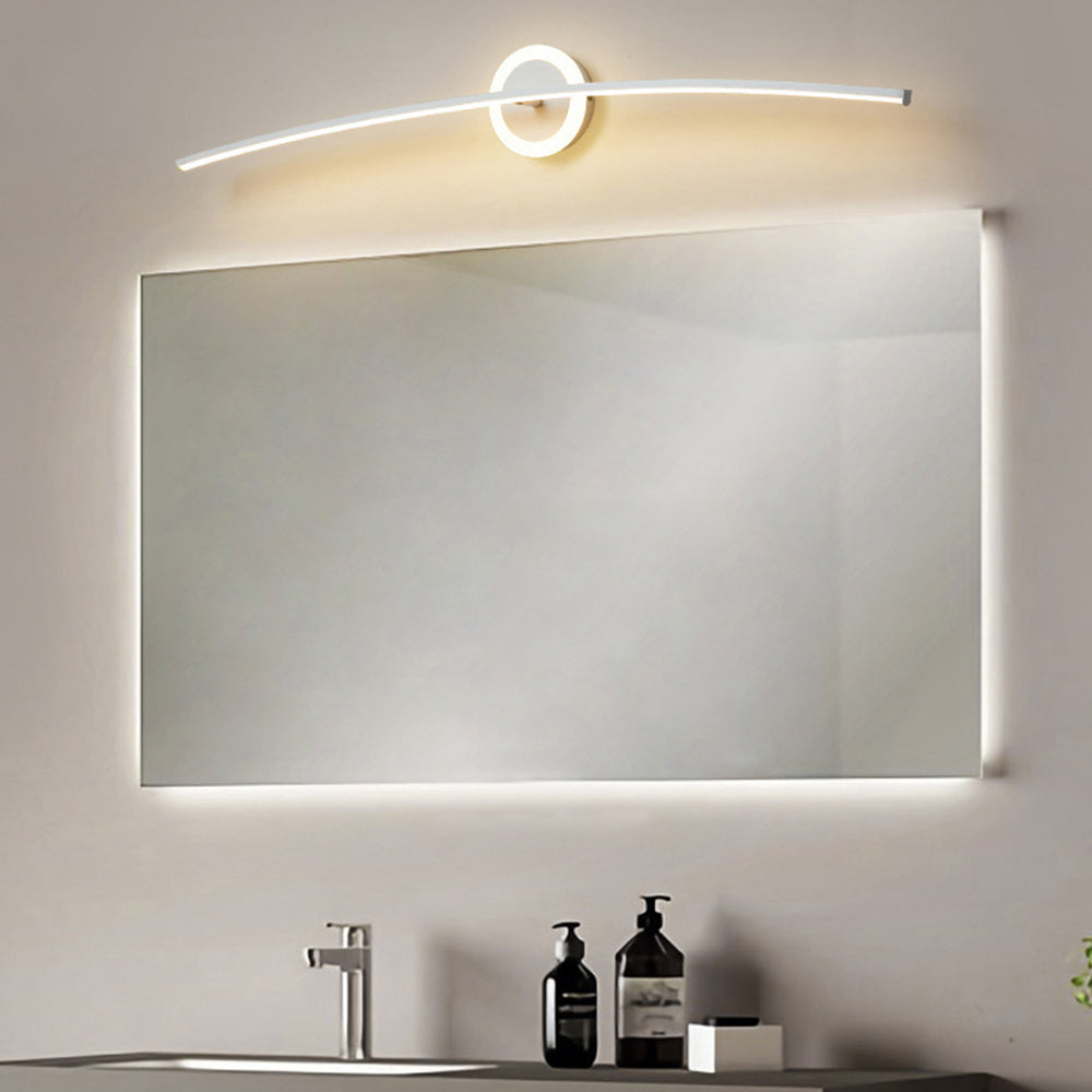 Arisha Moderno LED Applique Faro a specchio Lineare Metallo Specchio Frontale Bagno/Camera da Letto