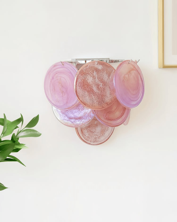 Aurora Wall Lamp Murano Glass Disc Artistic - Blowlighting