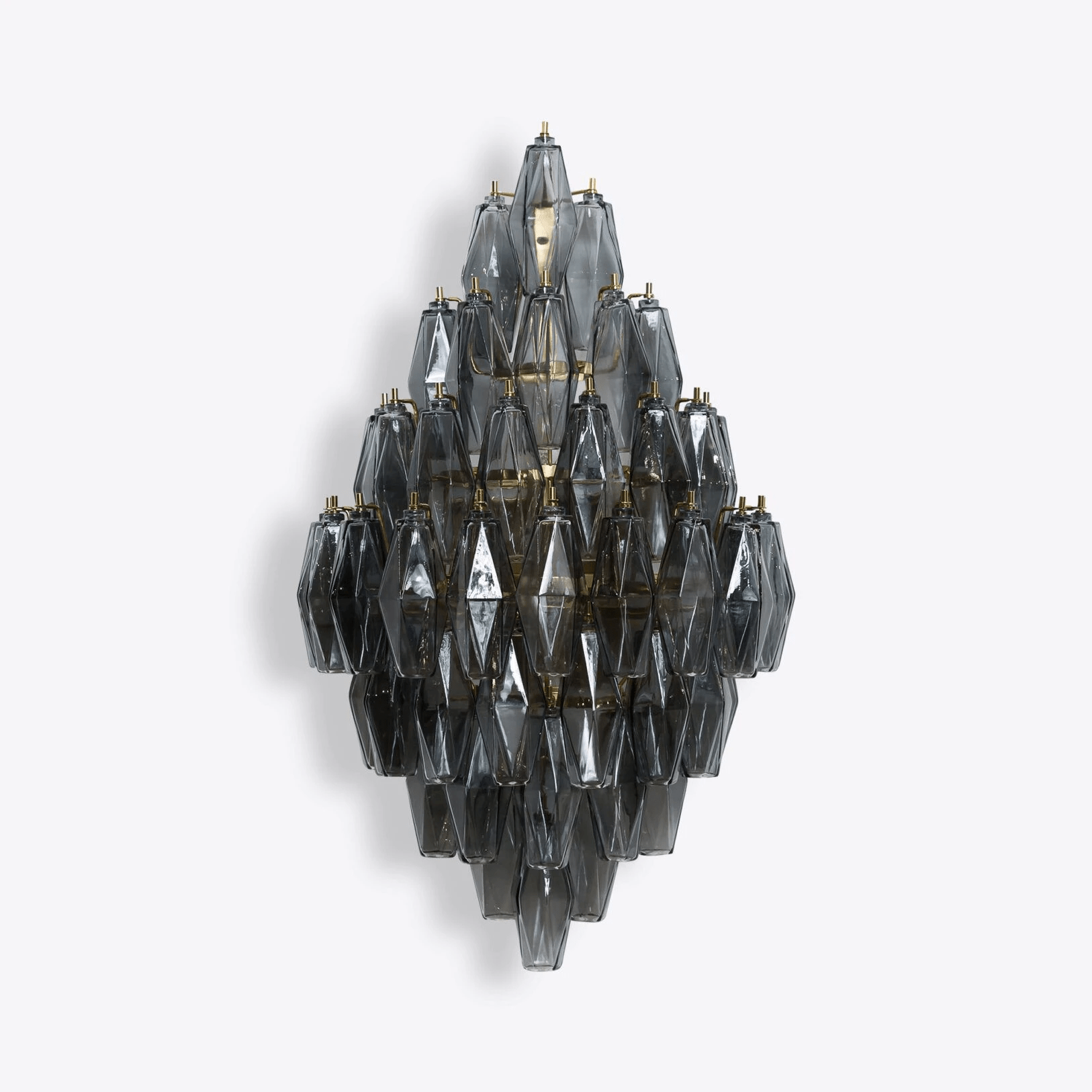 Aurora Wall Light Amber Diamond Polyhedron Vintage - Neutralighting