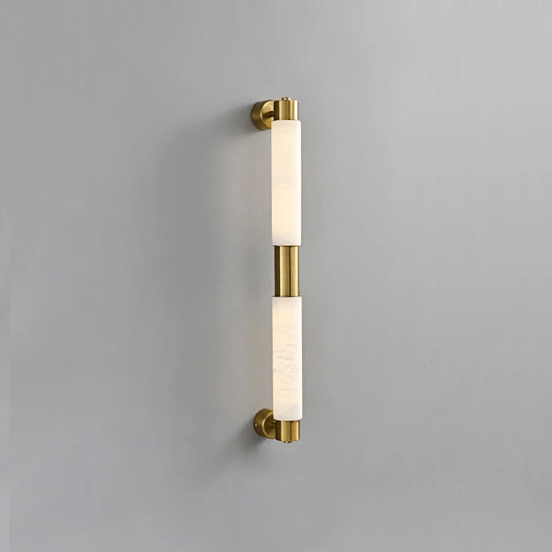 Eurthaeth Alabaster Brass Wall Light - Neutralighting