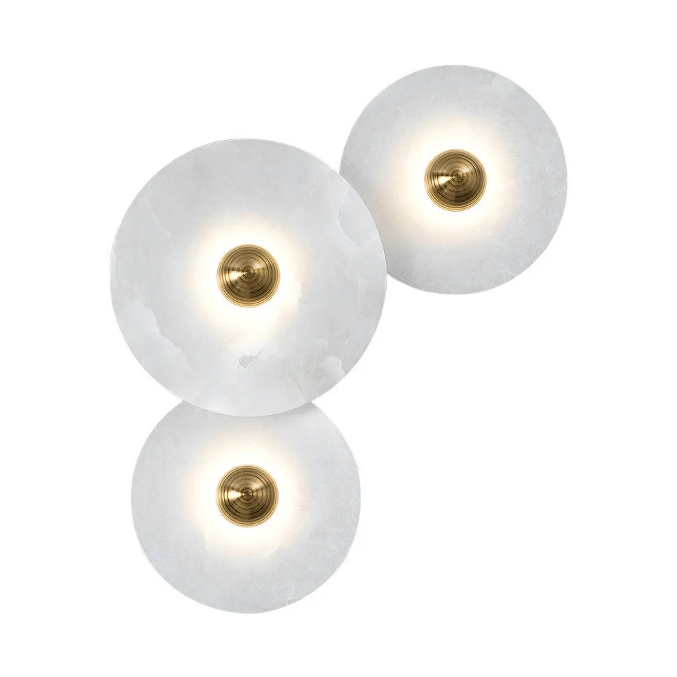Selene Minimalist Alabaster Ceiling Light - Blowlighting
